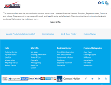 Tablet Screenshot of premiersuppliers.com